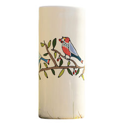 Gallery Thea Bird Cylinder Vase, Large
